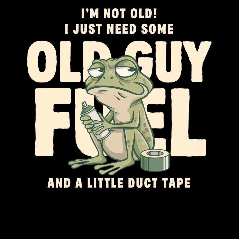 Old Guy Fuel Frog Meme Tee