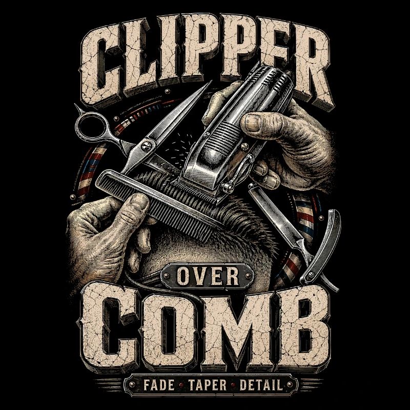 Barber Barbier Clipper Over Comb
