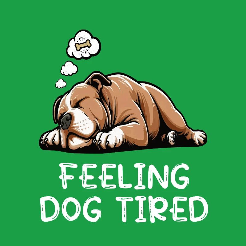Feeling Dog Tired American_Bully Bullybesitzer