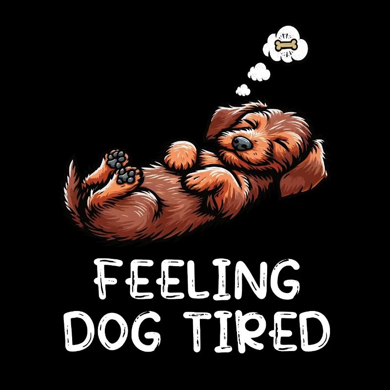Se sentir fatigué par chien Teckel à poil dur Teckel teckel