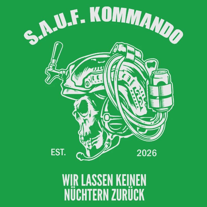 Sauf Kommando | Tactical Beer Skull