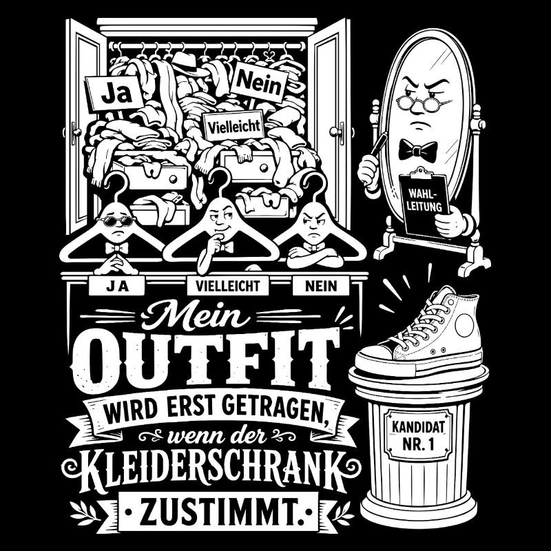 Der Kleiderschrank muss zustimmen