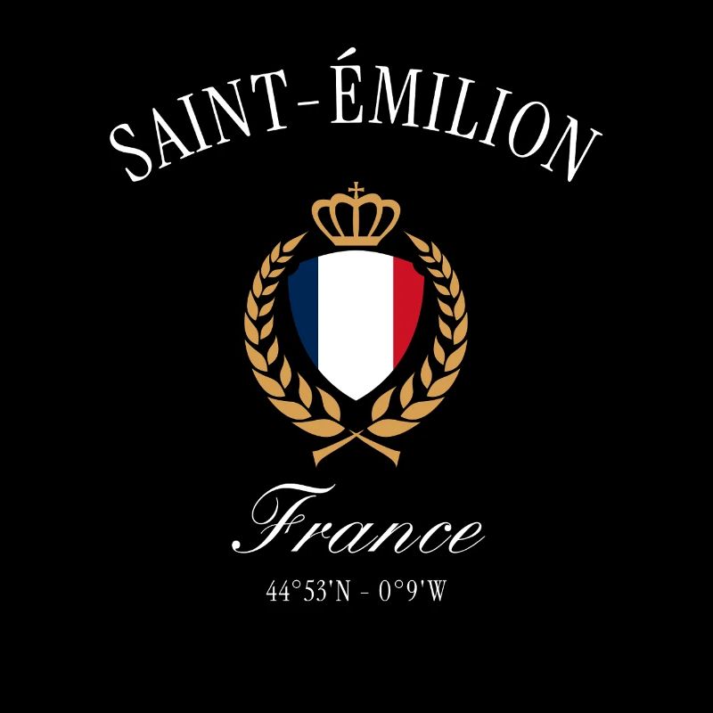 Saint-Émilion Frankreich Wappen – Reise Souvenir