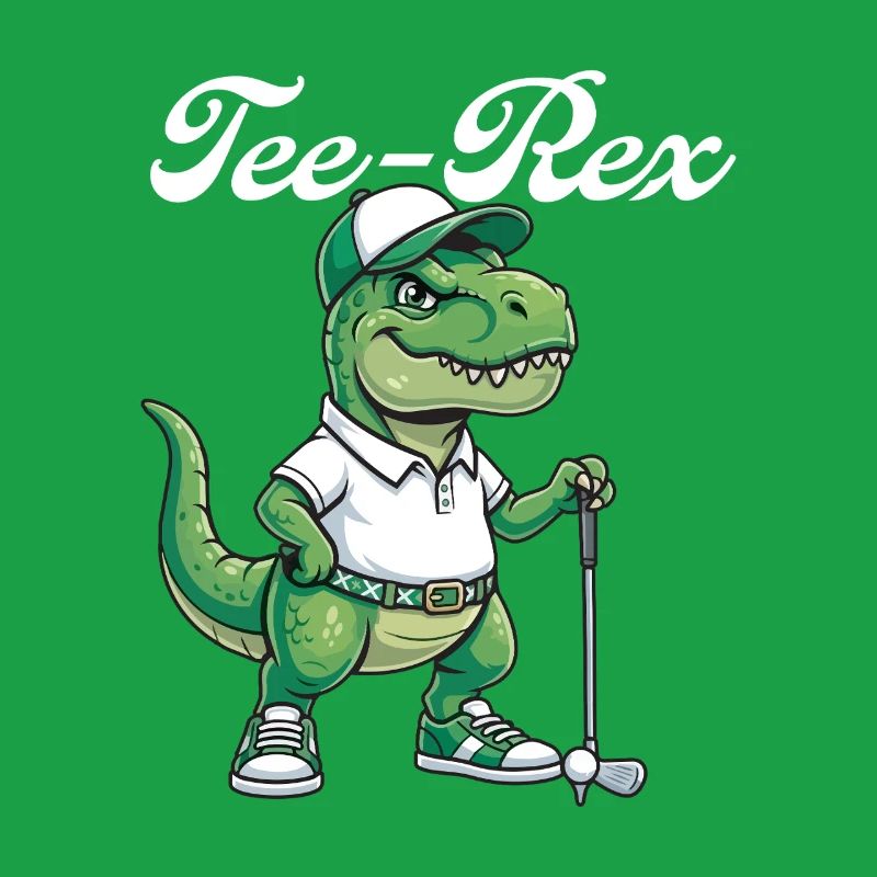 Tee Rex Dinosaur Golf Humour drôle de golfeur