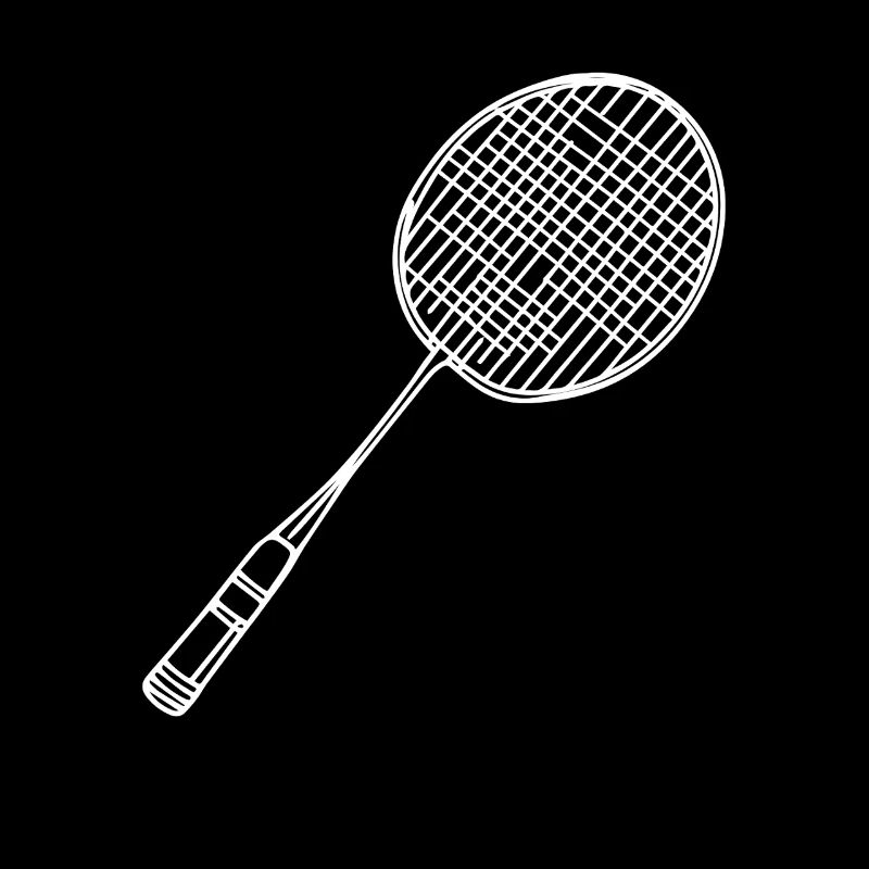 Match de raquette de badminton