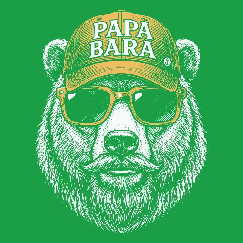 Papa Bara Hipster Cap