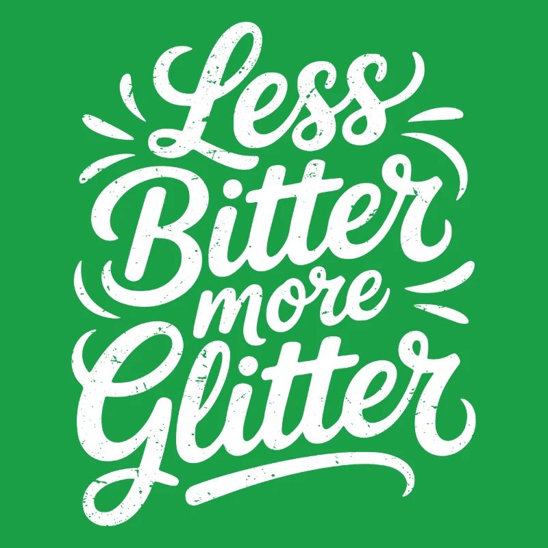 less bitter more glitter