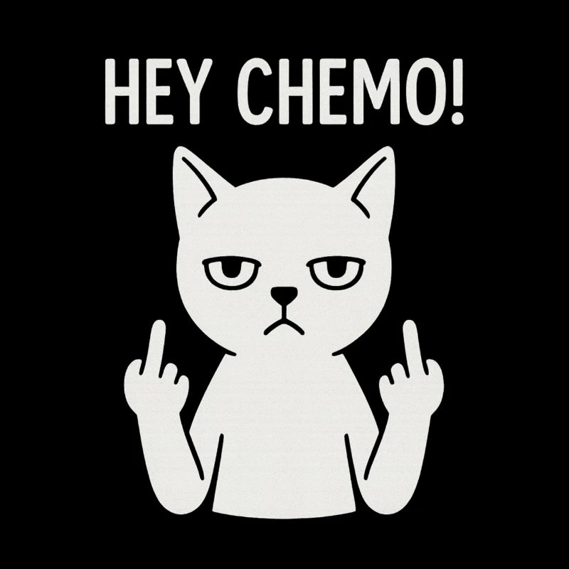 Chat de soutien chimio-chimio-insolent