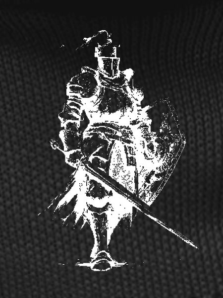 Medieval Knight Silhouette with Lance