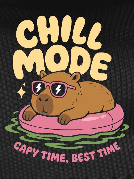 Chill Mode Capybara No Rush