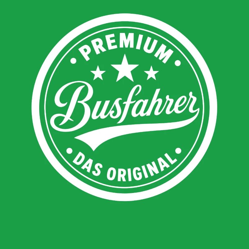 Premium Siegel Busfahrer Original Berufe Sprüche