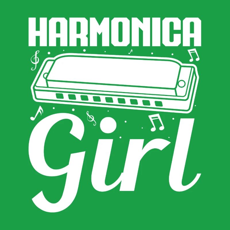 Harmonica Musican Girl Harmonica