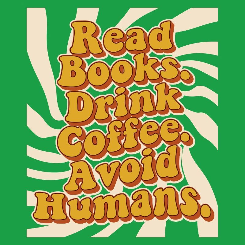 Introvert Bookworm Coffee Books