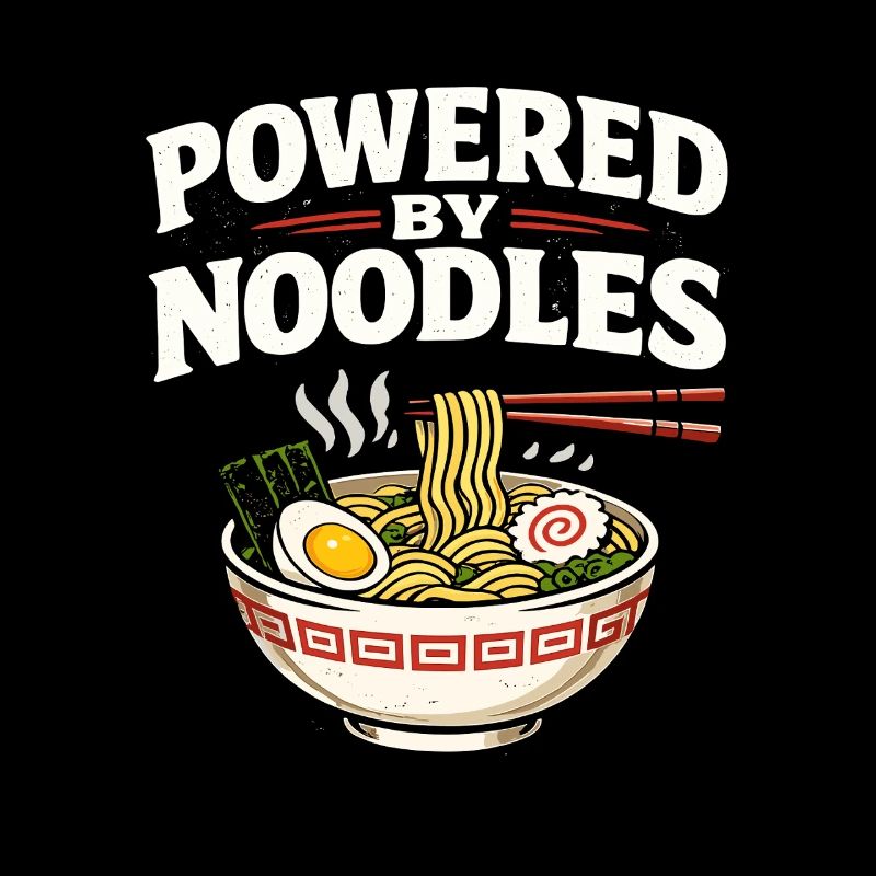 Conception d’anime de nouilles ramen japonaises