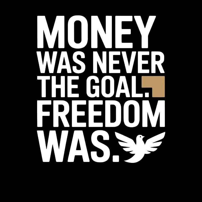 Objectif financier Esprit de liberté Entrepreneur Liberté