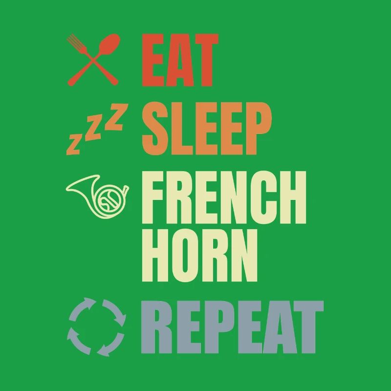 Mange Dorme, cor français, répéter