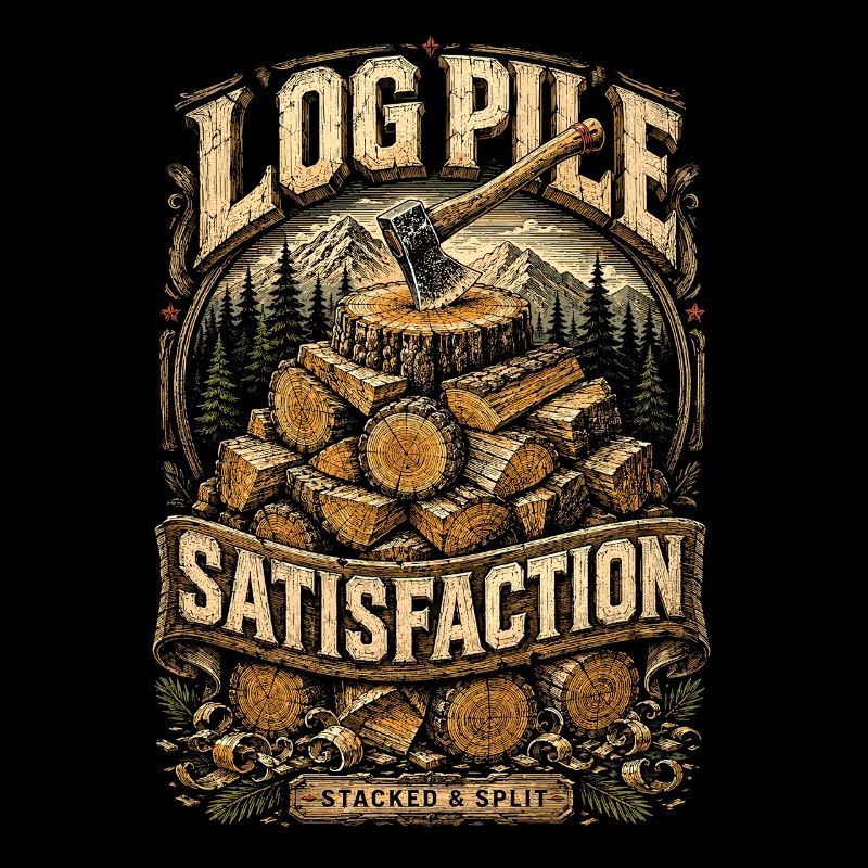 Lumberjack Lumberjack Log Pile Satisfaction