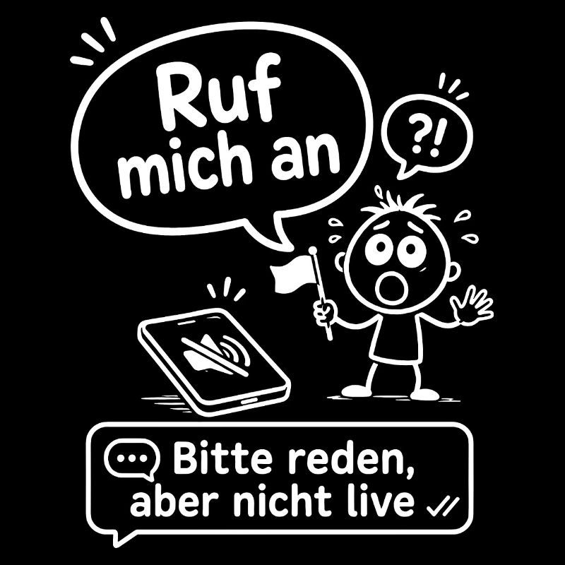 Bitte reden, aber nicht live