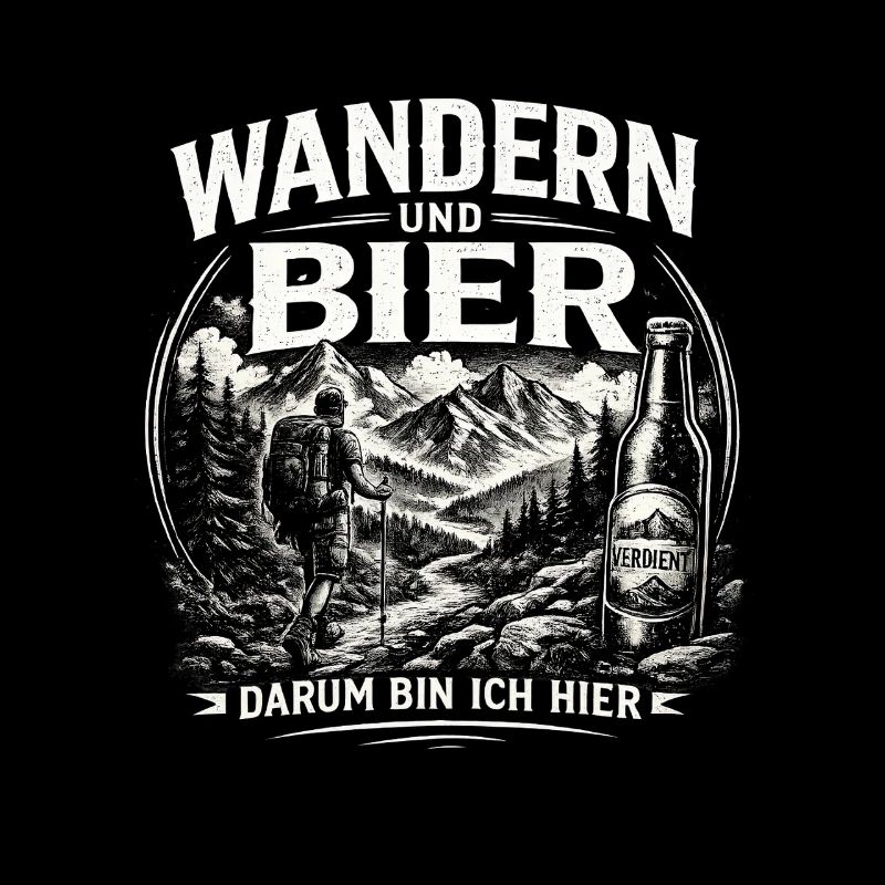 Wandern und Bier Berg Abenteuer