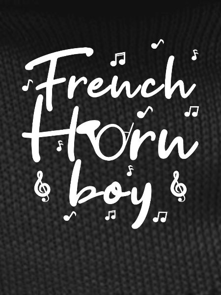 French horn child