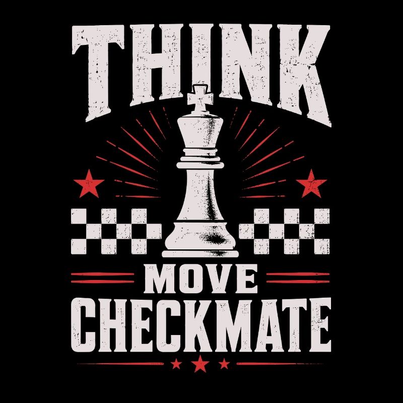 Échecs Échec et mat Pensez à Chemise Move