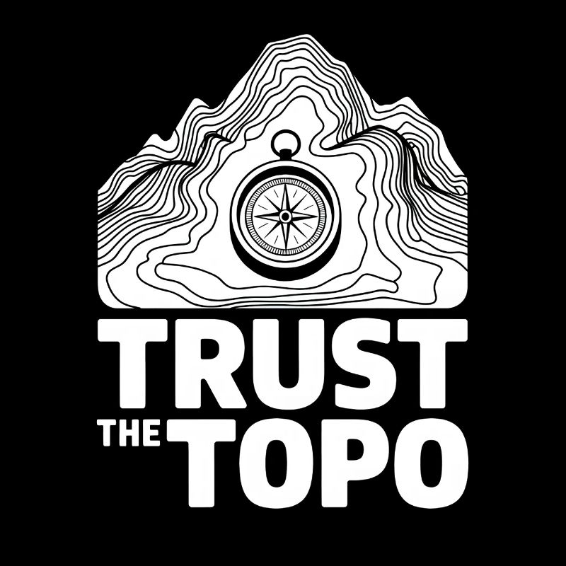 Trust The Topo Topographic Map