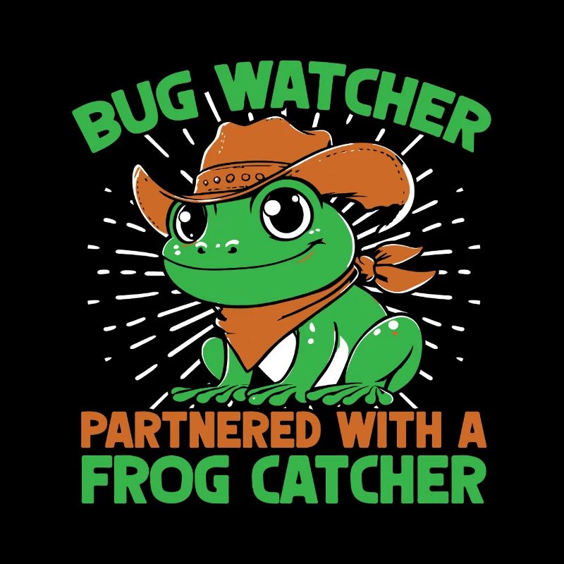 Frog Catcher Bug Watcher Partnered With Catcher