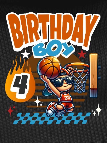 4th Birthday Basketball Gift