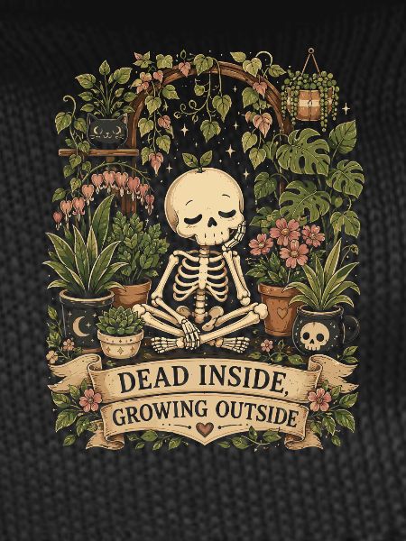 Dead Plants Inside Grow Outside