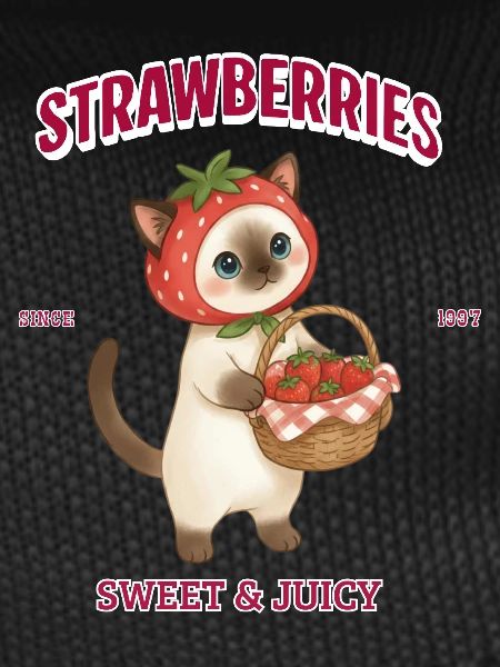 Strawberry Cat Sweet & Juicy