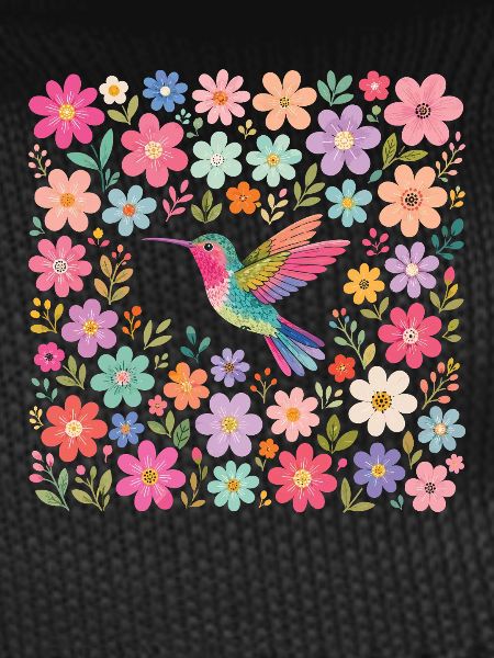 Hummingbird Flowers Bird Watcher