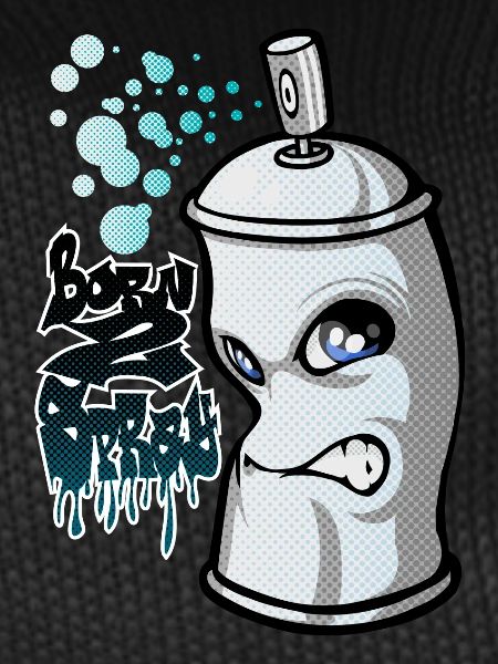 Spray and graffiti