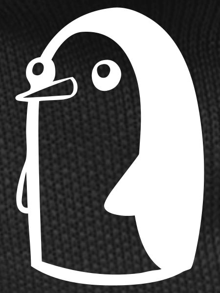 Sweet penguin cartoon
