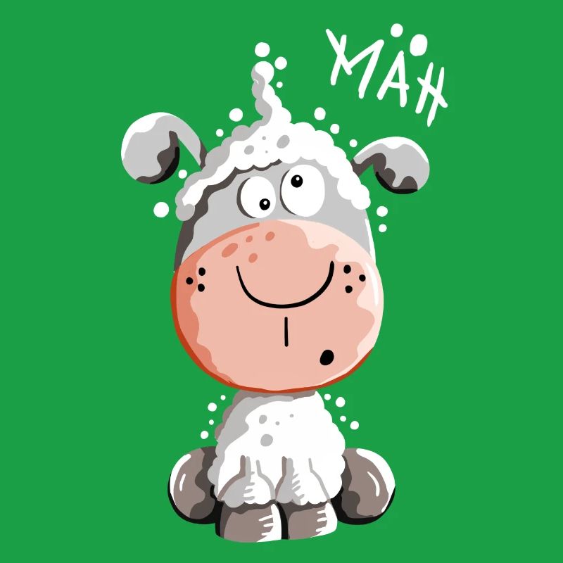 Drolliges Schaf - Schafe - Lamm - Fun