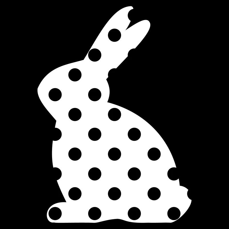 Hase Punkte Ostern Geschenk