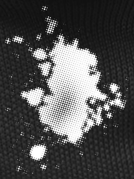Flash, Dots Background Asymmetrical | rasterized