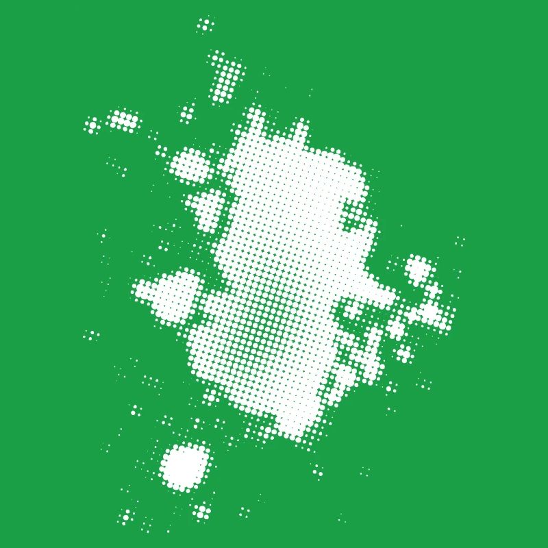 Flash, Dots Background Asymmetrical | rasterized