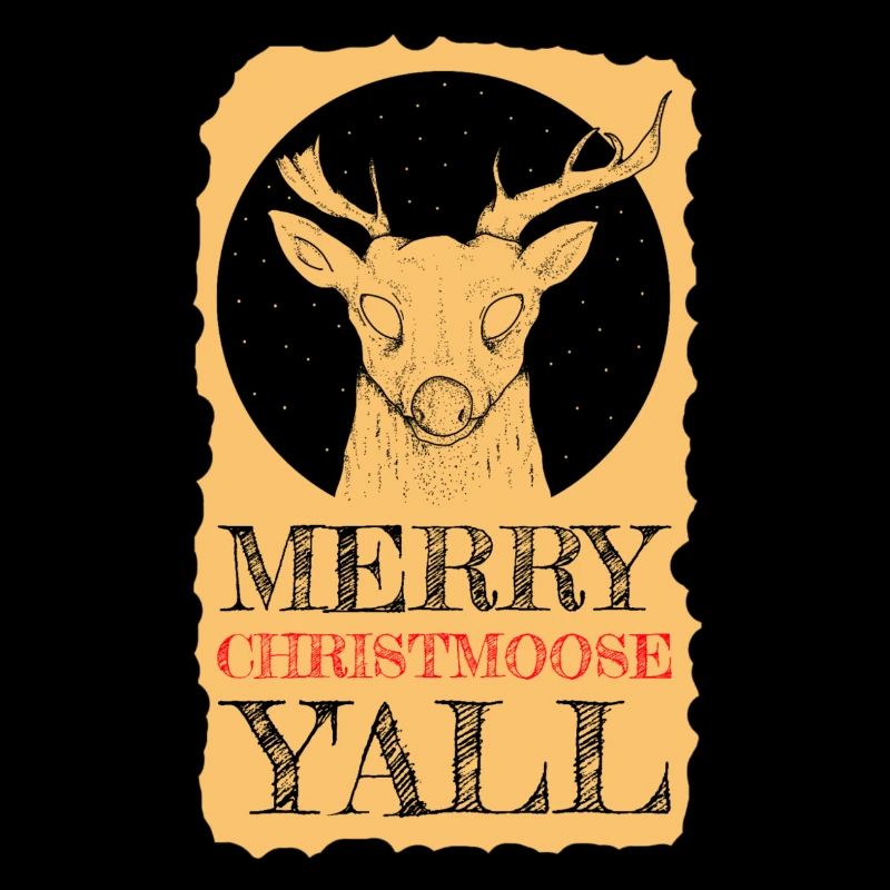 Moosemas Deer Night Design