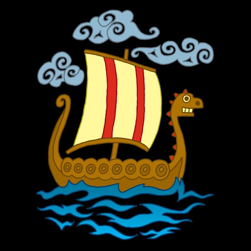 Lustiger Wikinger Drakkar