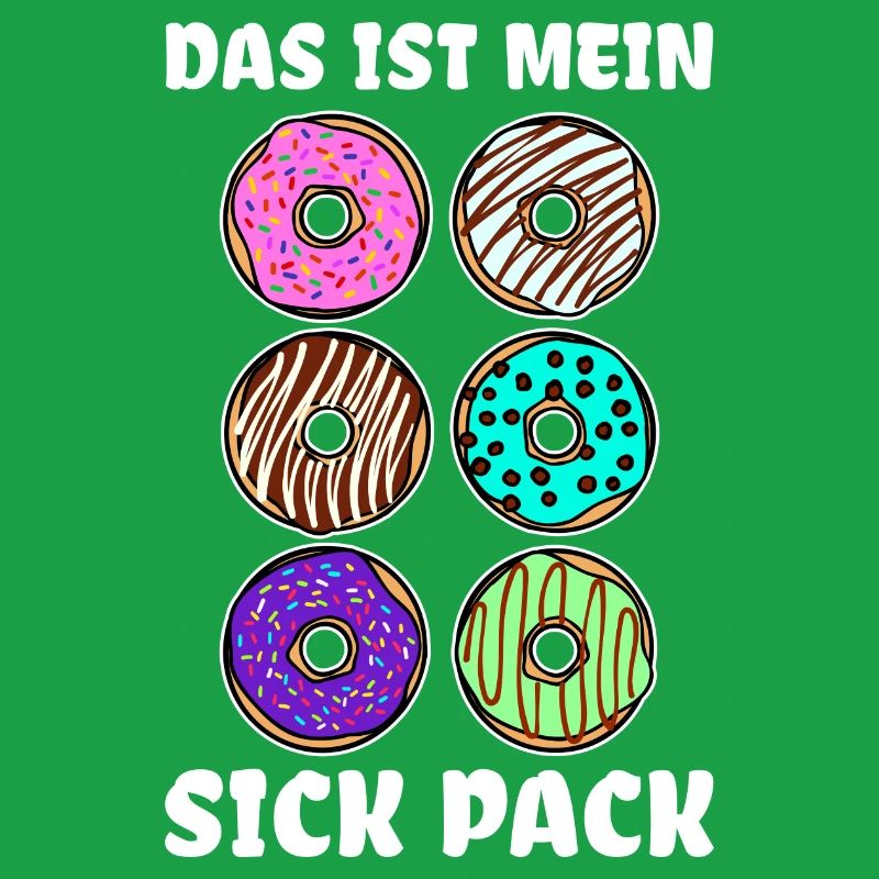 Delicious snacking donut candy statement