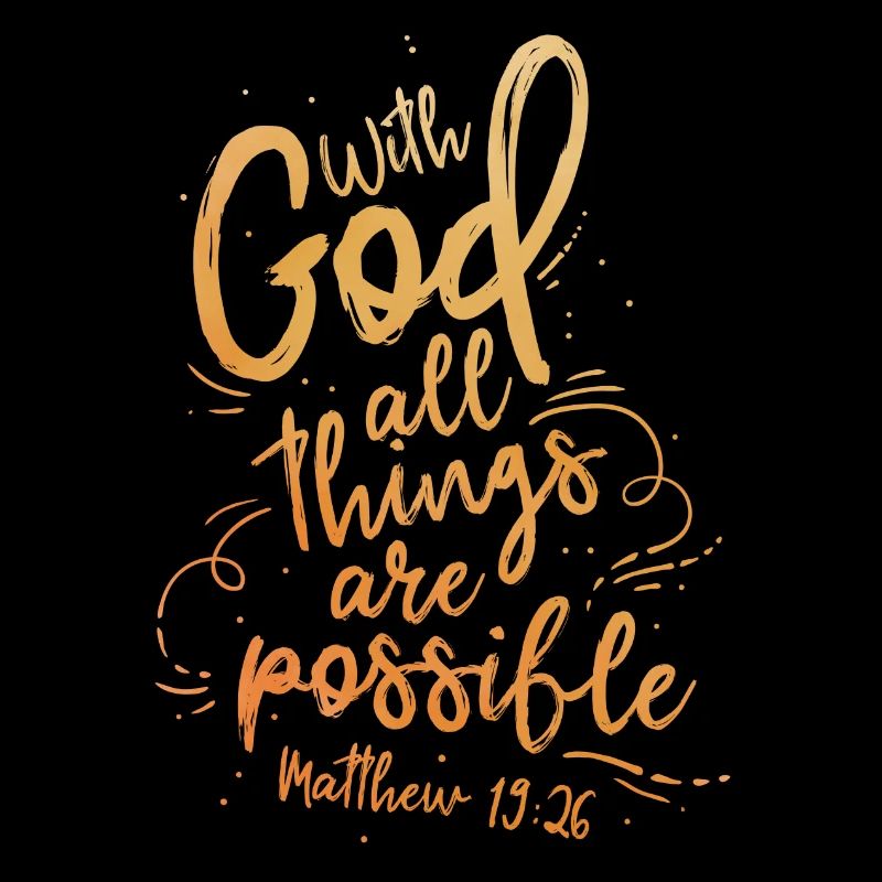 With God all things are possible