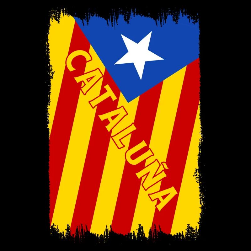 Design du drapeau de Catalogne