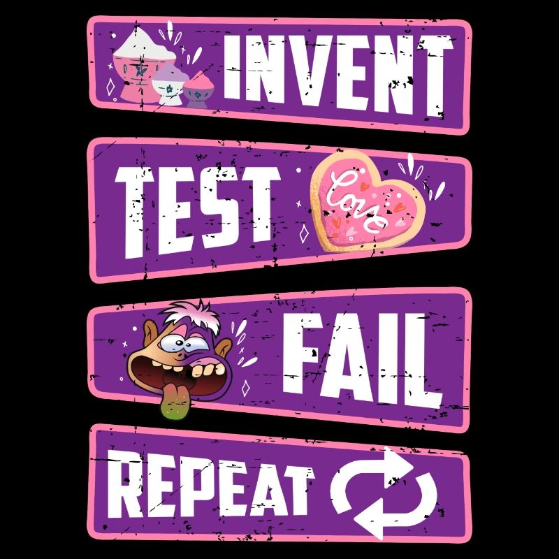 Invent, test, fail, repeat