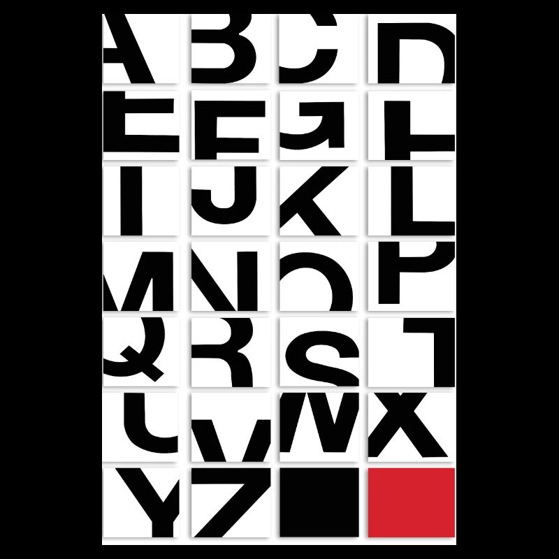 Alphabet moderne – Art typographique