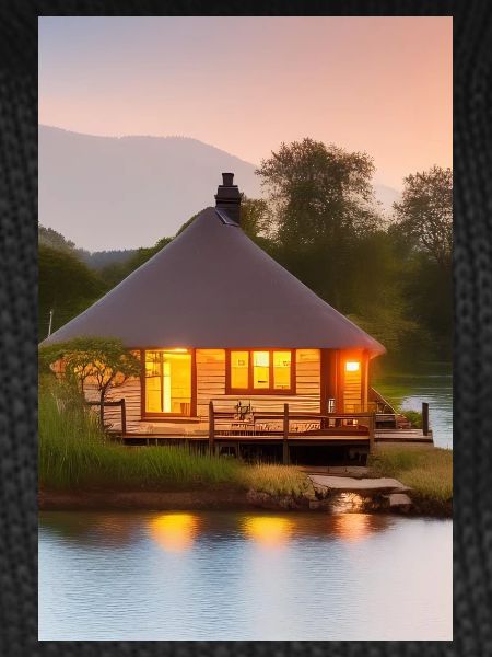 Charming lakeside cabin
