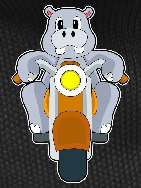 Hippopotamus Motorcycle
