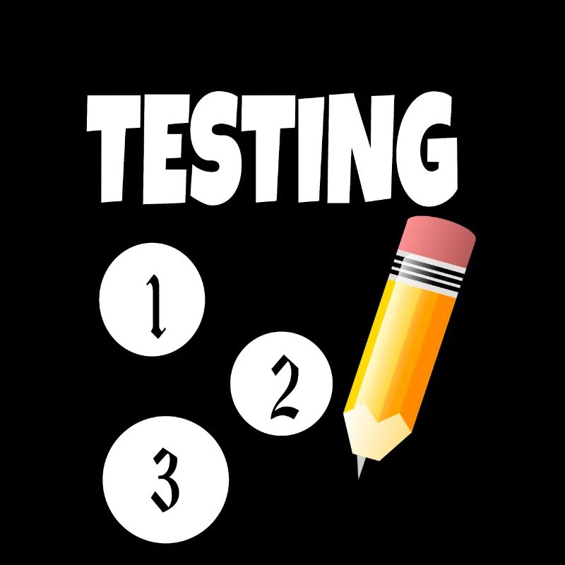 Testing 123 with pencil