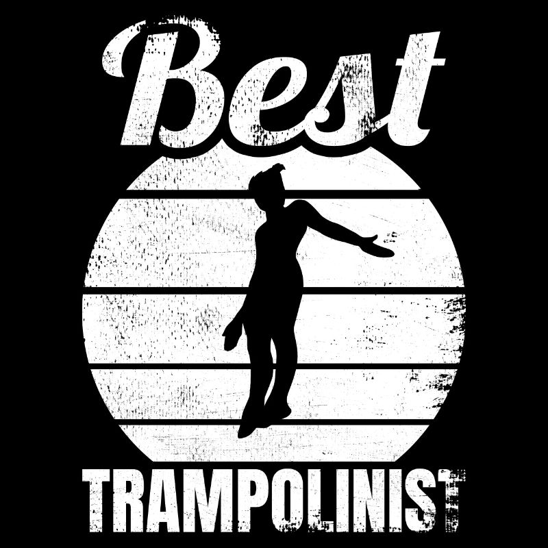Funny trampoline jumper