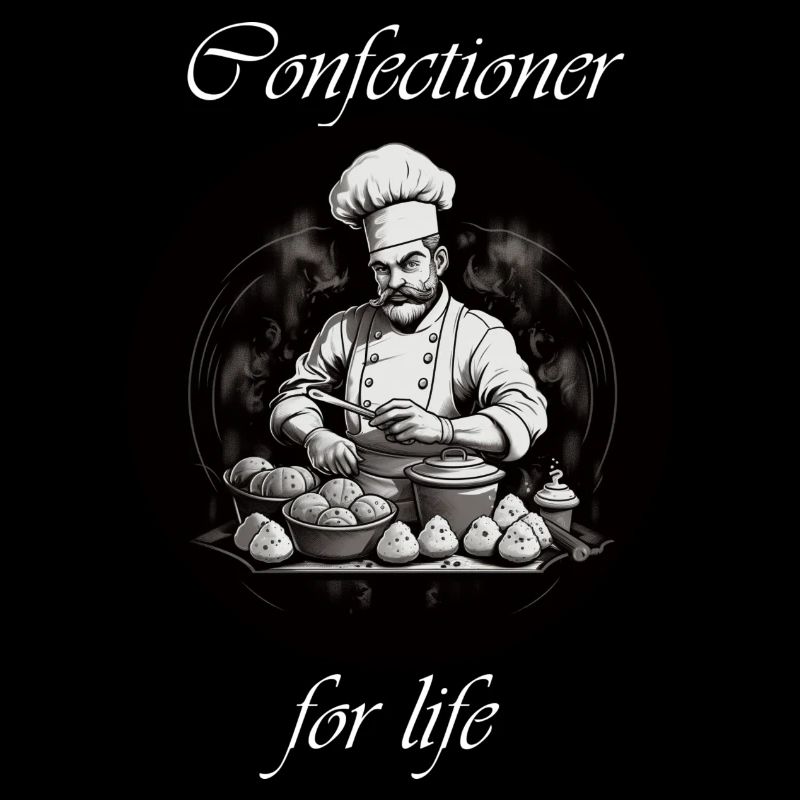 Confectioner for life weiß