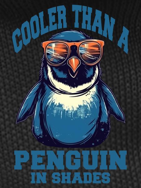 Cool penguin with sunglasses